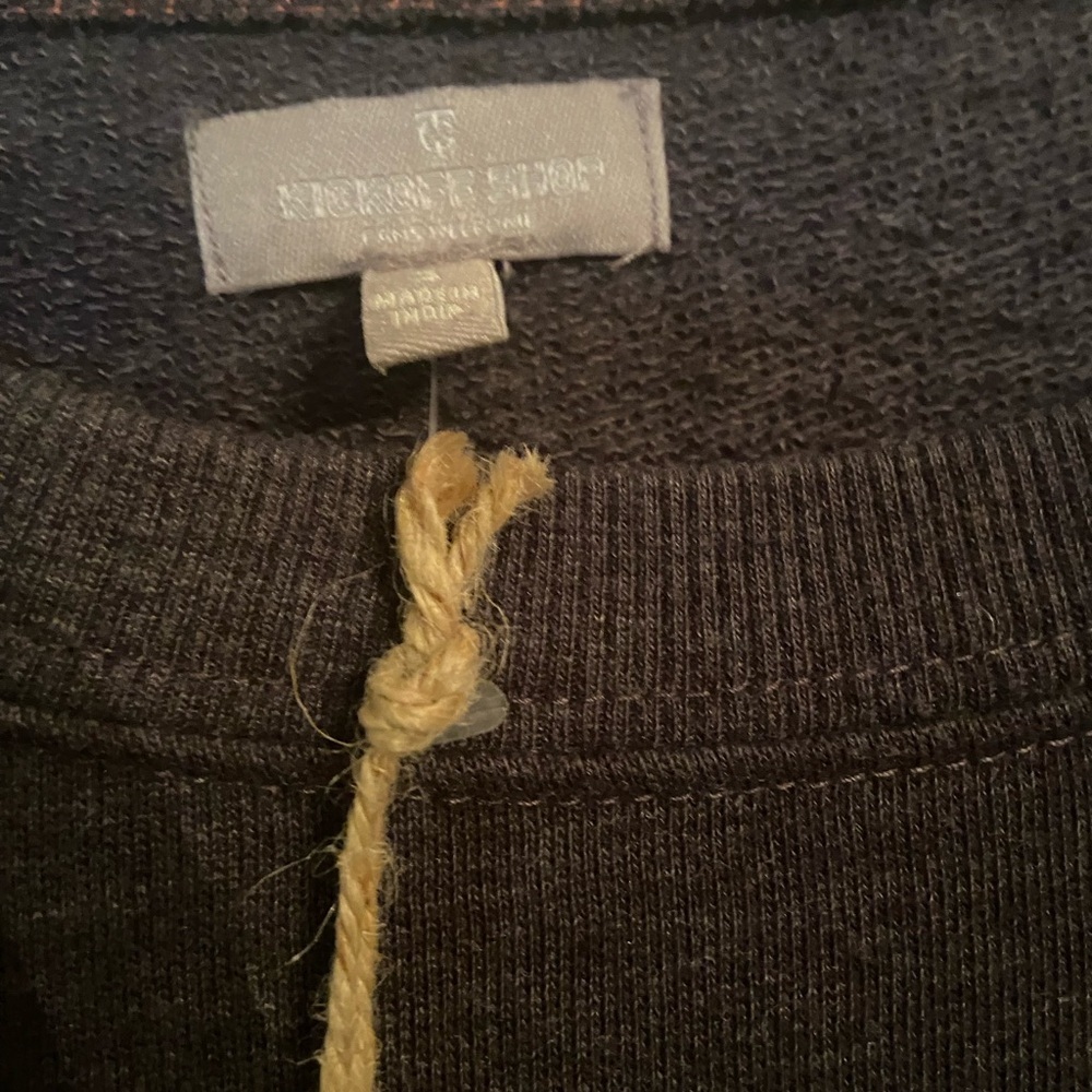 Kick Off Shop Women's Dark Gray Cotton Blend Sweatshirts Size Small - Picture 7 of 7